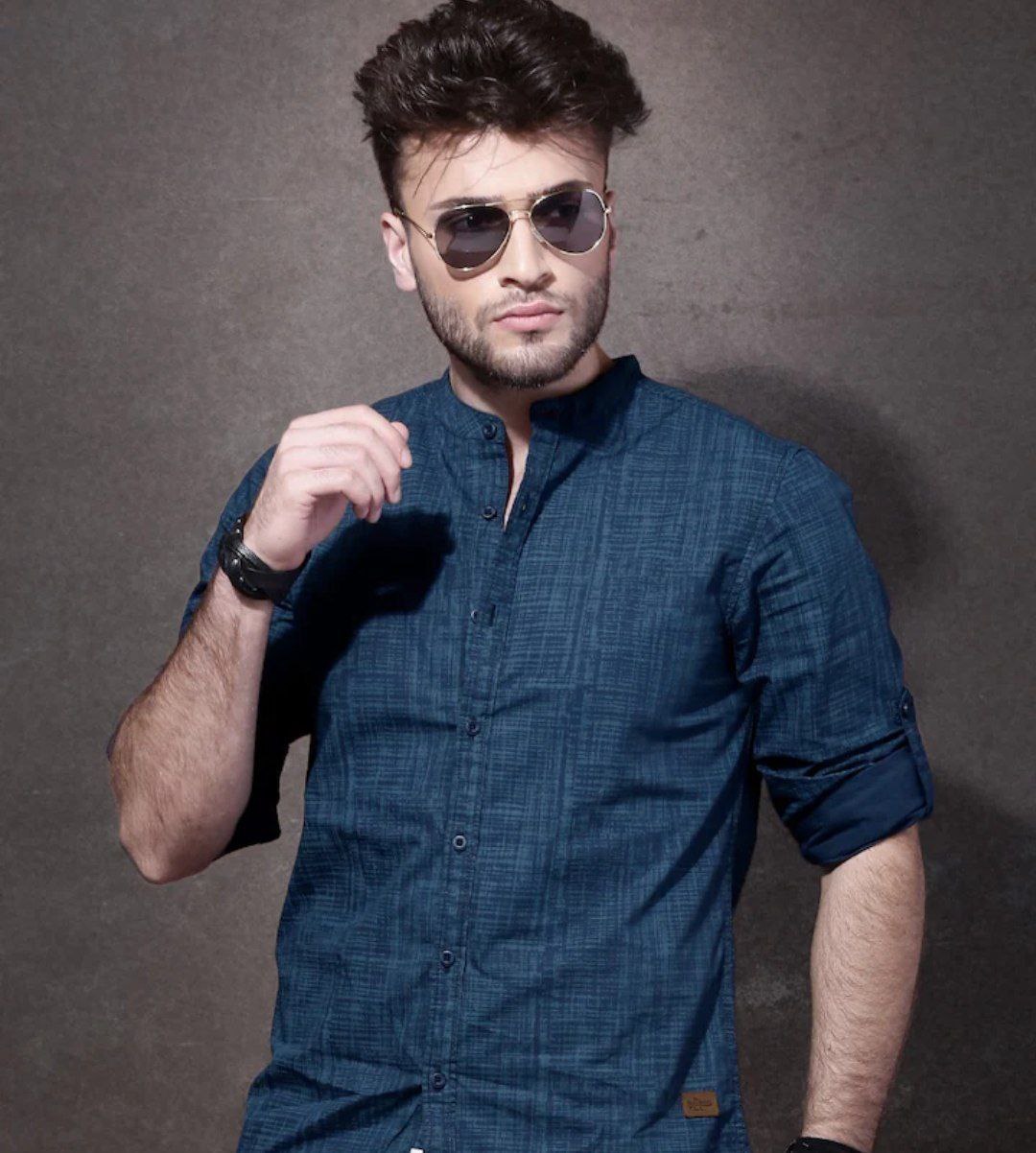 Navy Blue Shirt - Life and Style